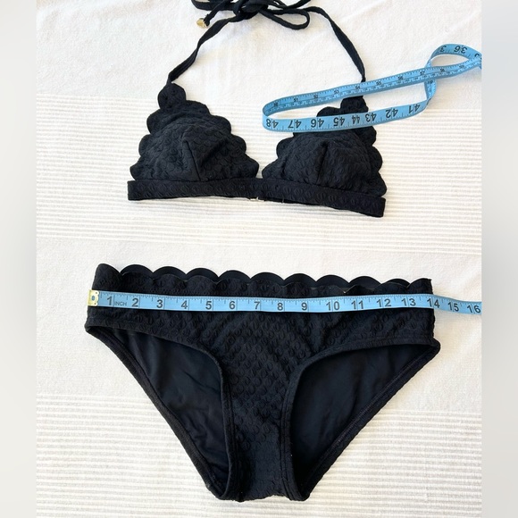 ✨Host Pick✨ KATE SPADE NEW YORK Marina Piccola Scallop Textured Triangle Bikini - Picture 8 of 16